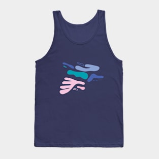 fluid colorful Tank Top